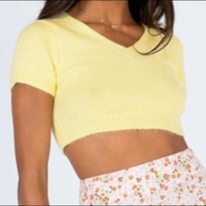 Princess Polly Cropped Tee Sweater